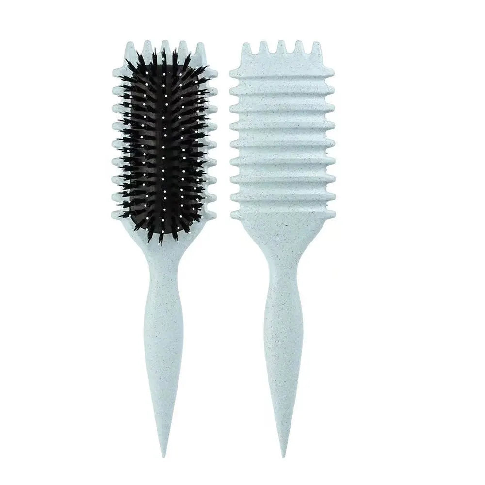 1/2Pcs Detangling Candy Brush Curly Hair Scalp Massage Hair Comb with Cleaning Claw Natural Bristles Define Hair Styling Tools